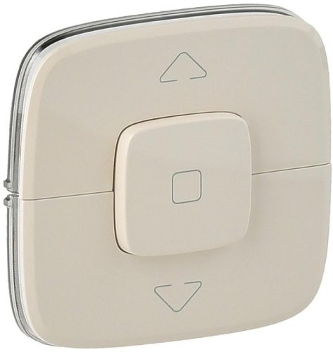 Лицевая панель Legrand Valena Allure для 2-кл. выключателя жалюзи слоновая кость картинка